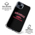 University of Arkansas-Fayetteville Razorbacks Black iPhone 15 Clear Case